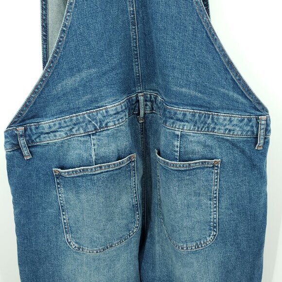 GAP Maternity Overalls Straight Leg XL Medium Indigo Blue - Picture 9 of 14